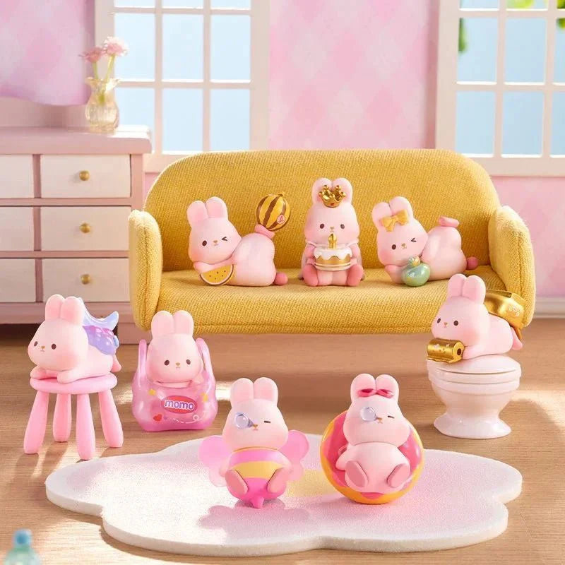 MOMO BUNNY Enjoy Life Mini Beans Series Figures
