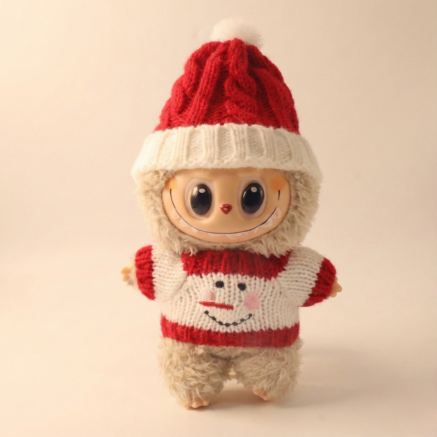 Labubu Cozy Snowman Knit Outfit