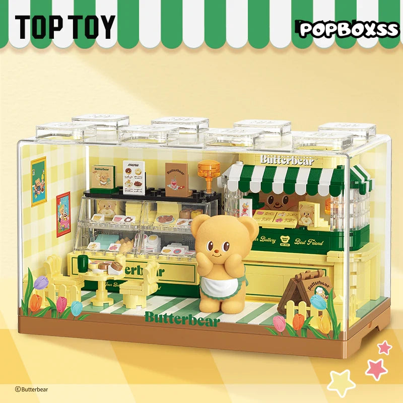 TOP TOY 【RETIRED】Butter Bear Sweet Treats Dessert Shop Building Kit 460Pcs