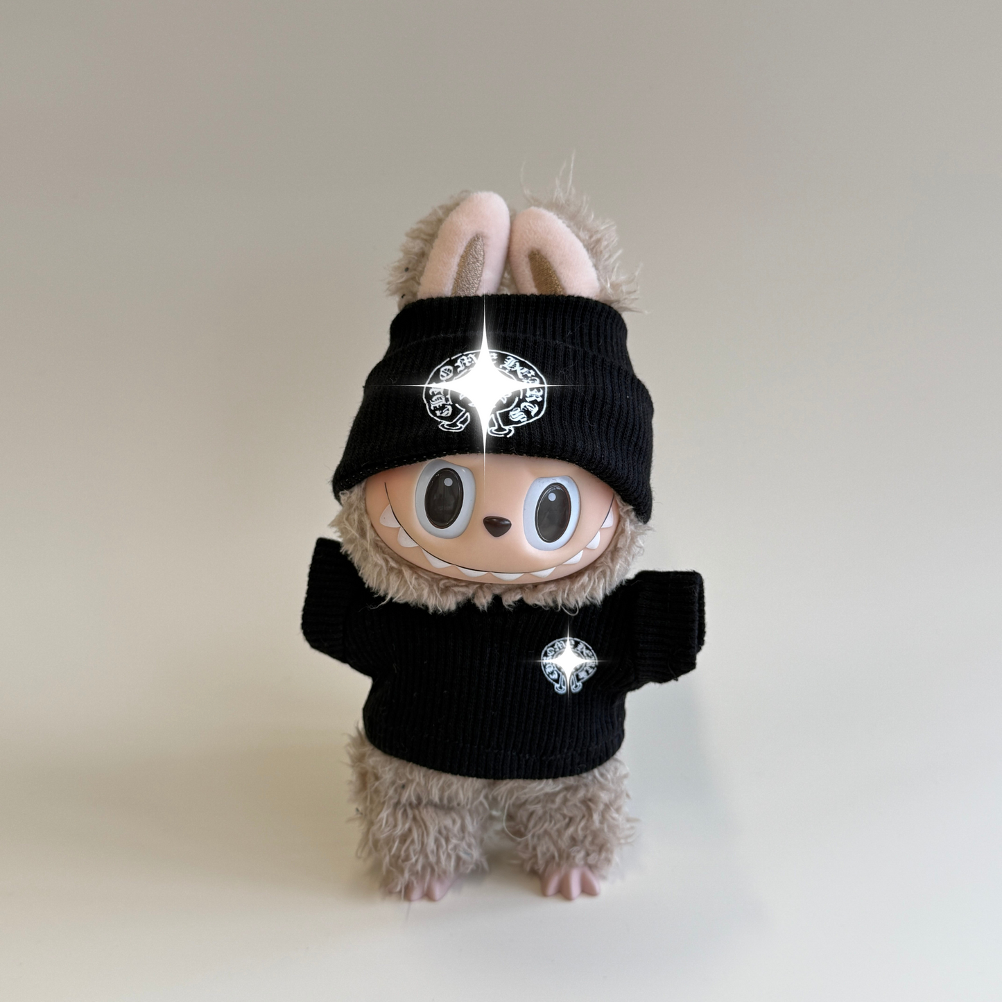 Labubu Signature Emblem Knit Outfit Set