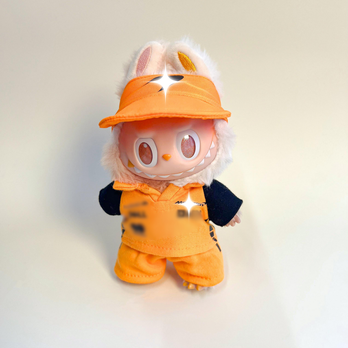 Labubu Racing Set – Papaya Orange Edition