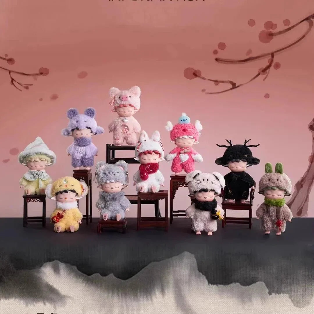 MIMI Leisurely Elf Vinyl Plush Dolls. Blind Box