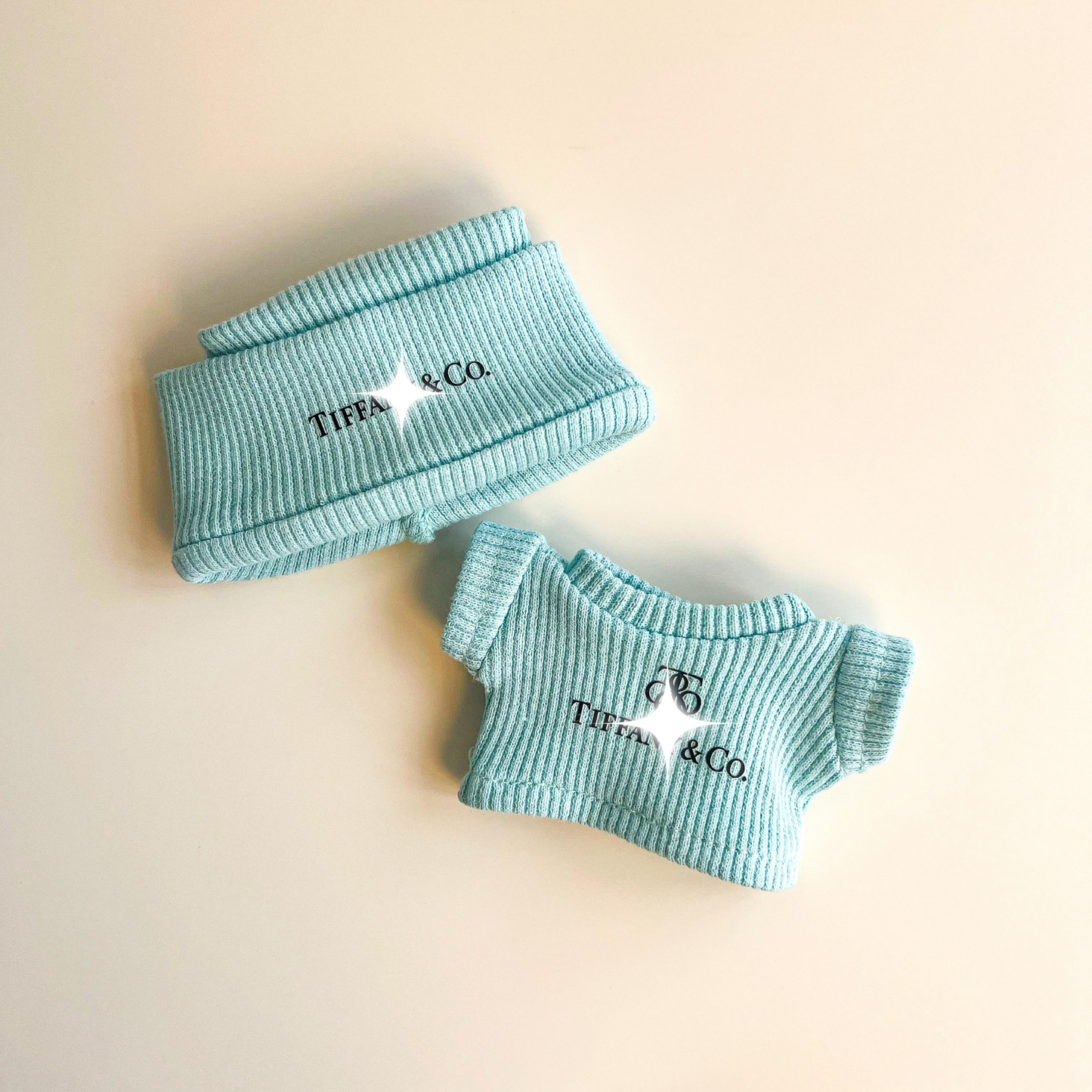 Labubu Mint Breeze Sweater & Hat Outfit Set