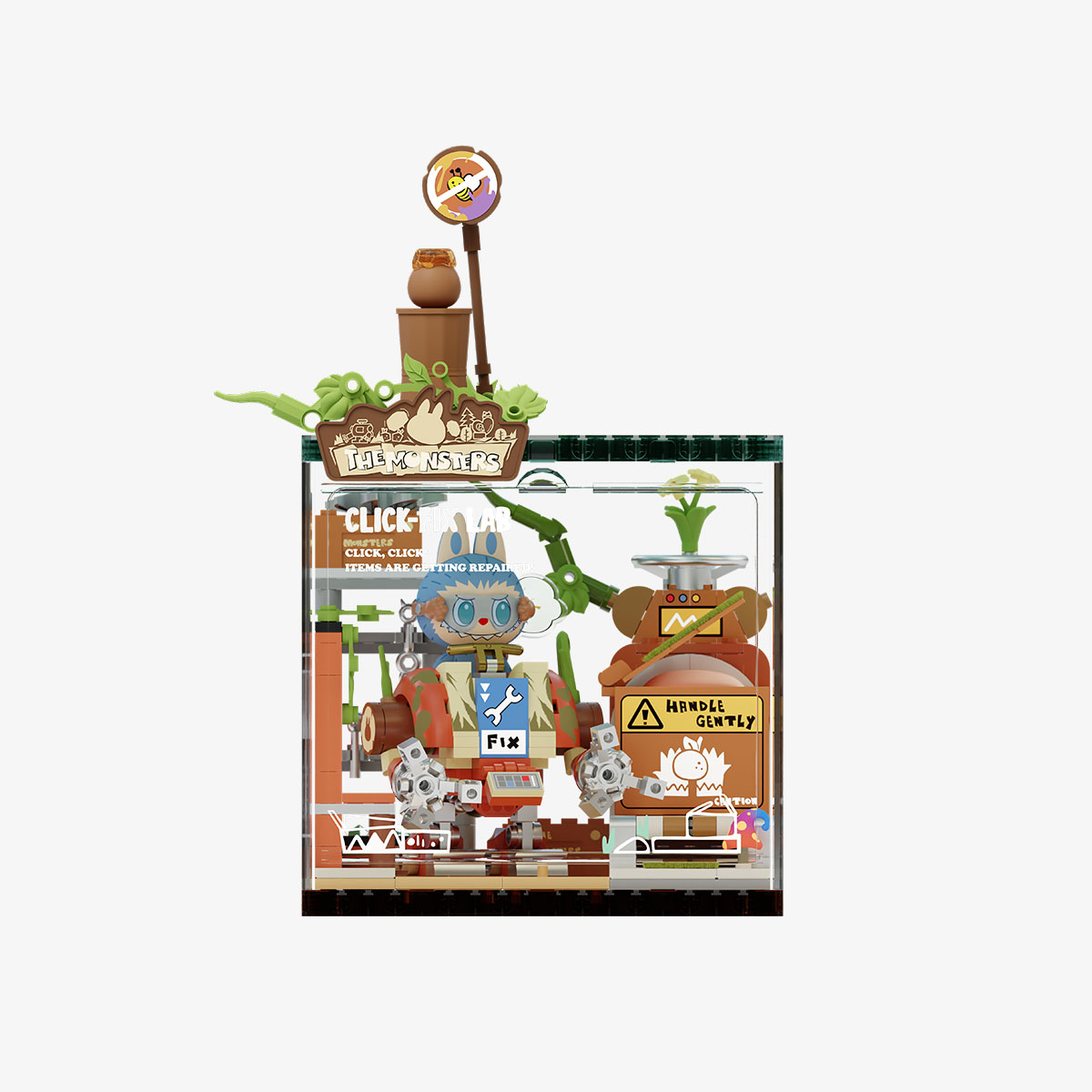 THE MONSTERS labubu Forest Secret Base Series Blocks