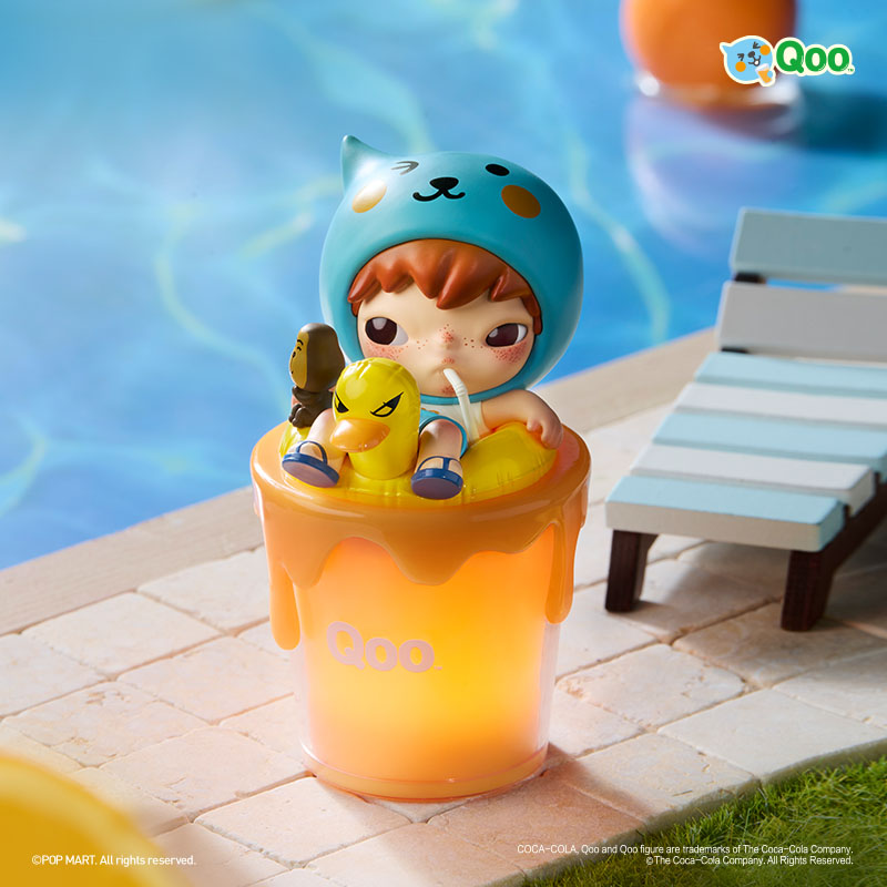 POPMART Hirono x Qoo Drinking Face Red Series