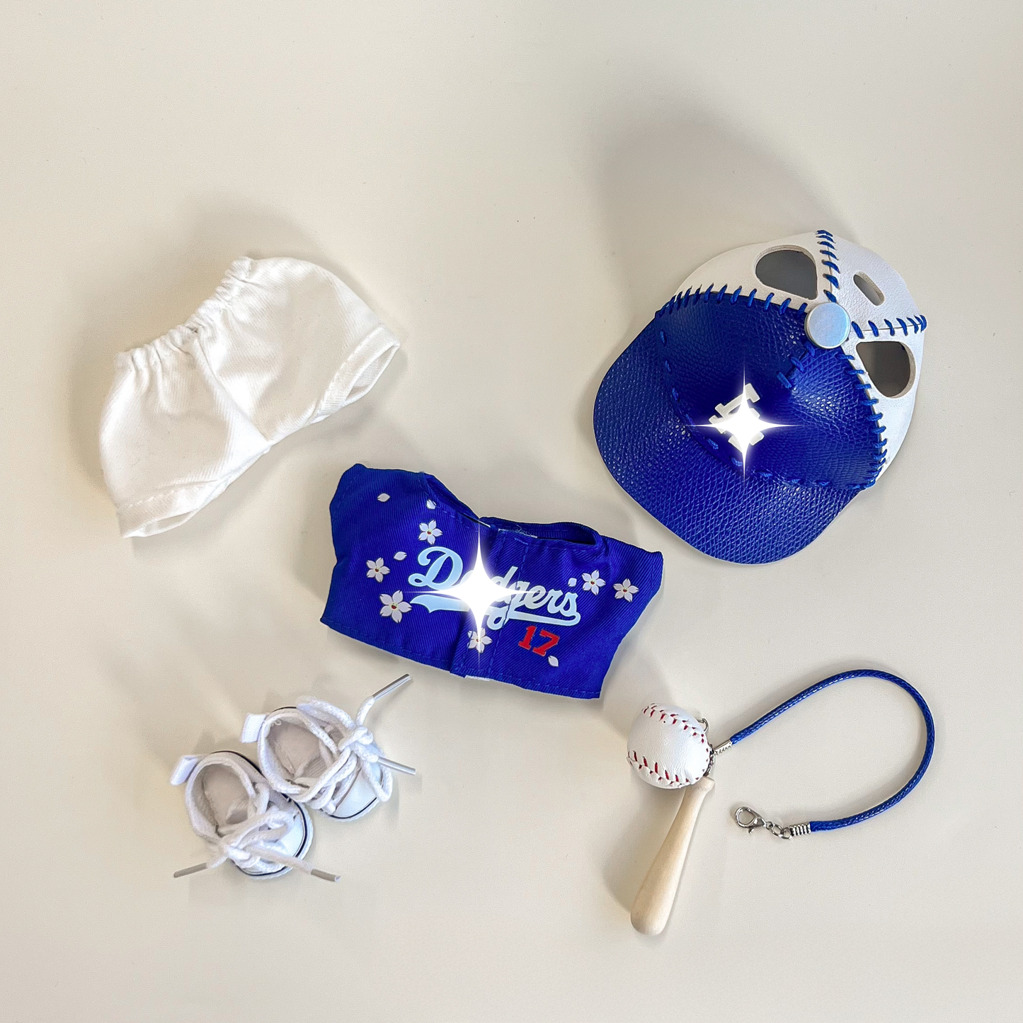 Labubu Baseball Outfit Set – Tokyo Edition