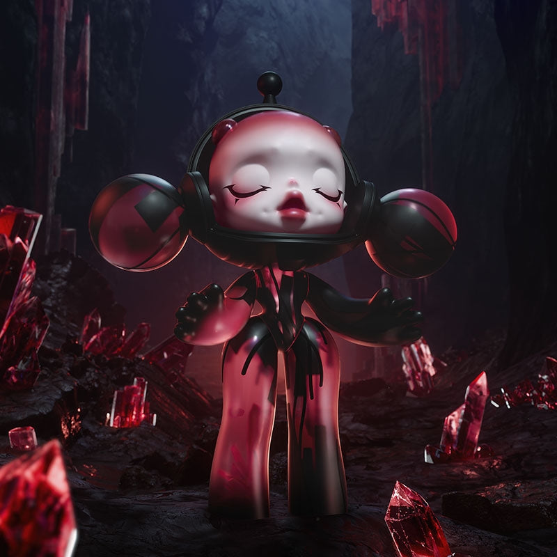 MEGA α SKULLPANDA 1000% 400% Red Crystal