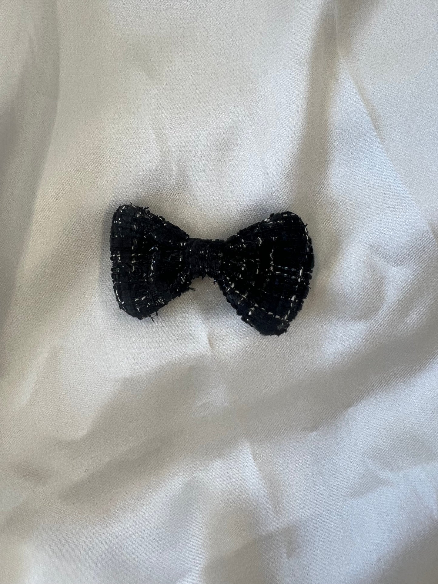 Labubu Premium Black Tweed Dress Set with Bow