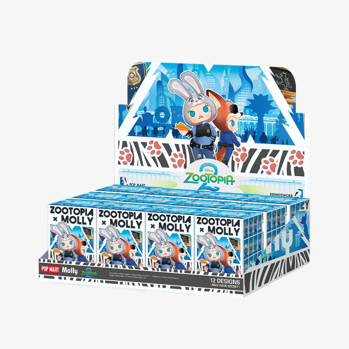 MOLLY × Zootopia Co-branded Series Figure. Blind Box