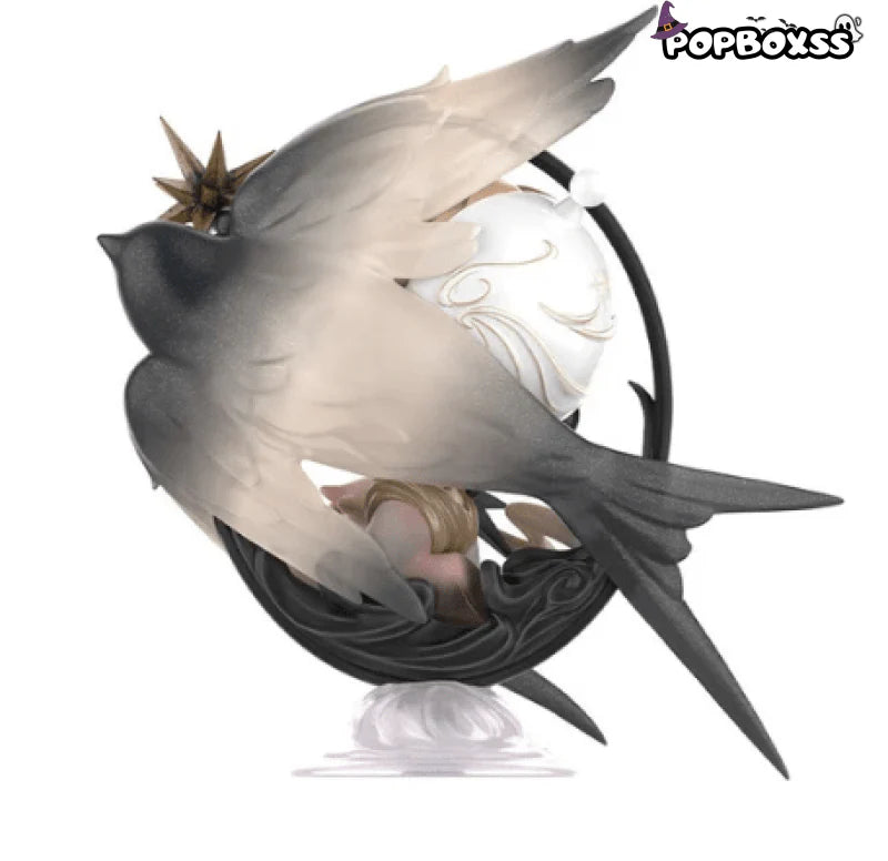 SKULLPANDA Light's Longitude and Latitude Figurine. Hanging Card