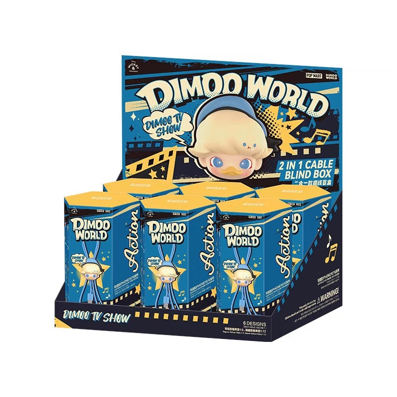 POP MART DIMOO WORLD × DSN Series-2 in 1 Cable. Blind Box