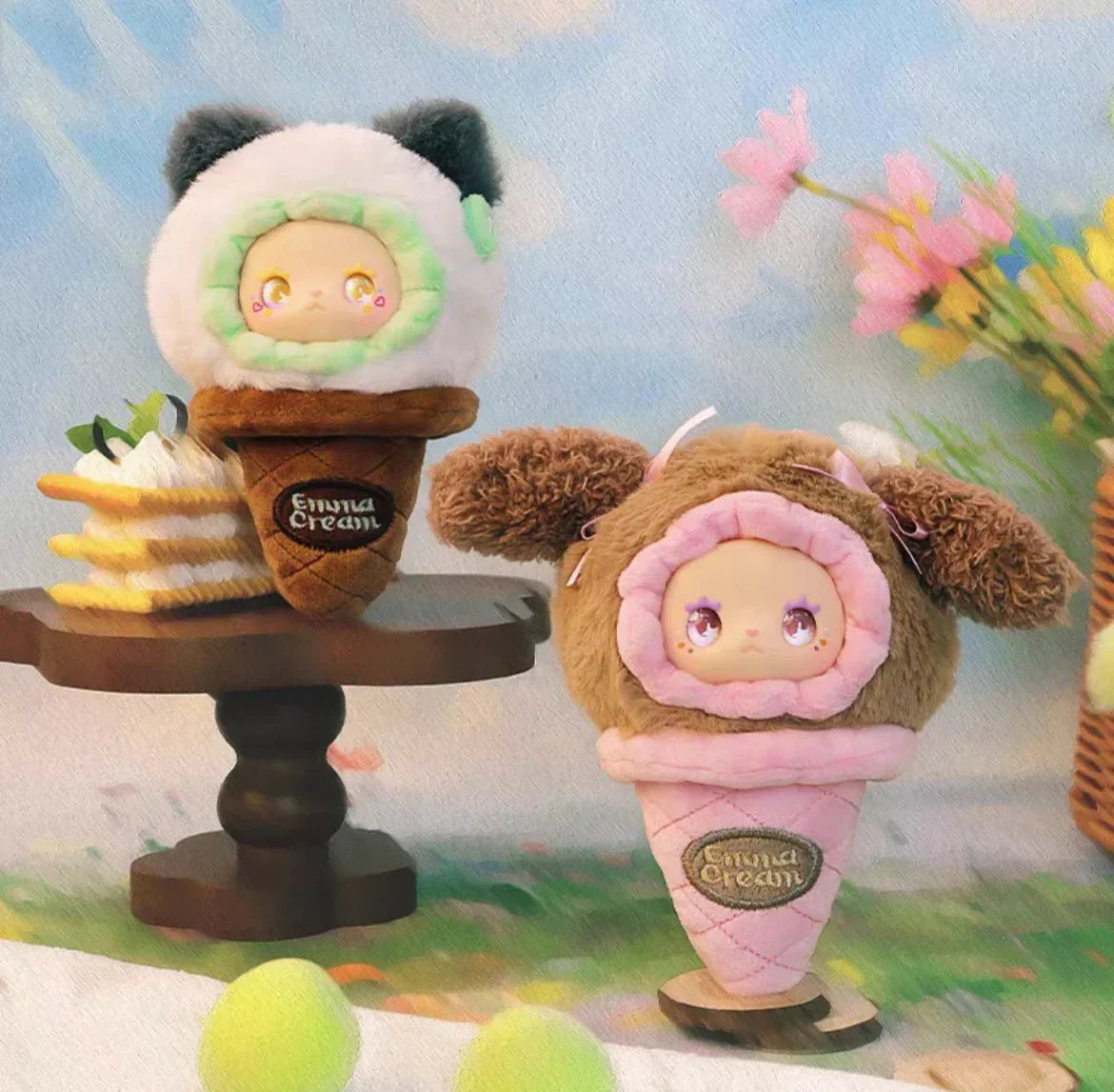 LOVELY EMMA Scoop Ice Cream Series Plush Dolls. Blind Box