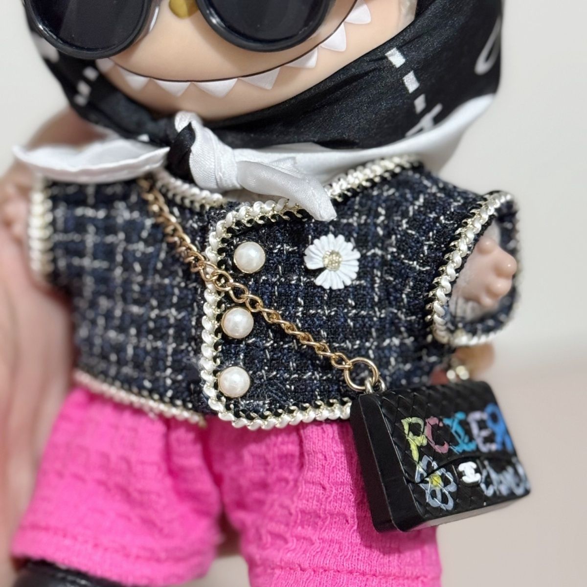 G-Dragon's same style labubu doll clothes(No doll)