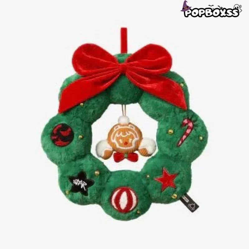 SKULLPANDA Tell Me What You Want Series Plush Wreath Pendant