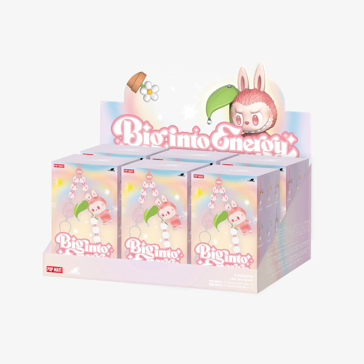 POP MART THE MONSTERS LABUBU Big into Energy Series-Phone Charm Blind Box
