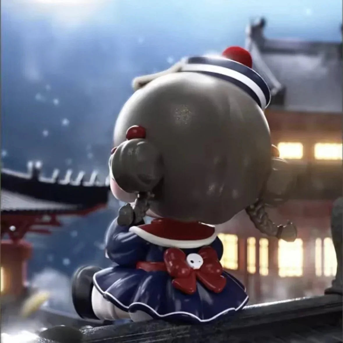 Zoraa Baby Zombie Figurine. Hanging Card