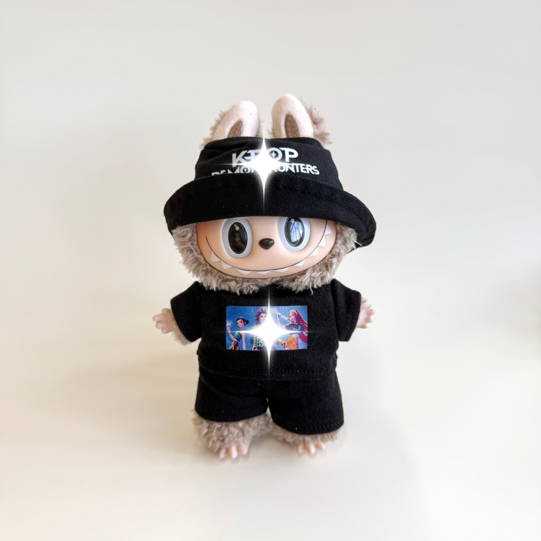 Labubu Black Hunters Inspired Outfit Set