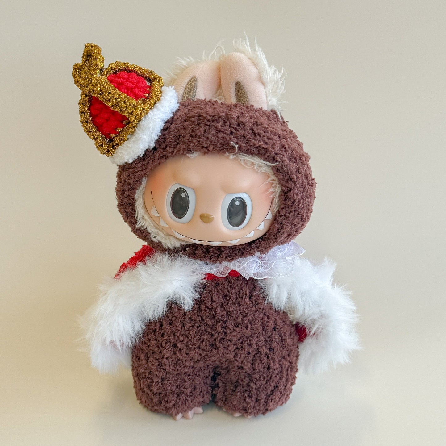 Labubu Royal King Outfit Set – Crown & Cape