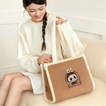 Classic Bag Series-LABUBUPlush Tote Bag (Brown)