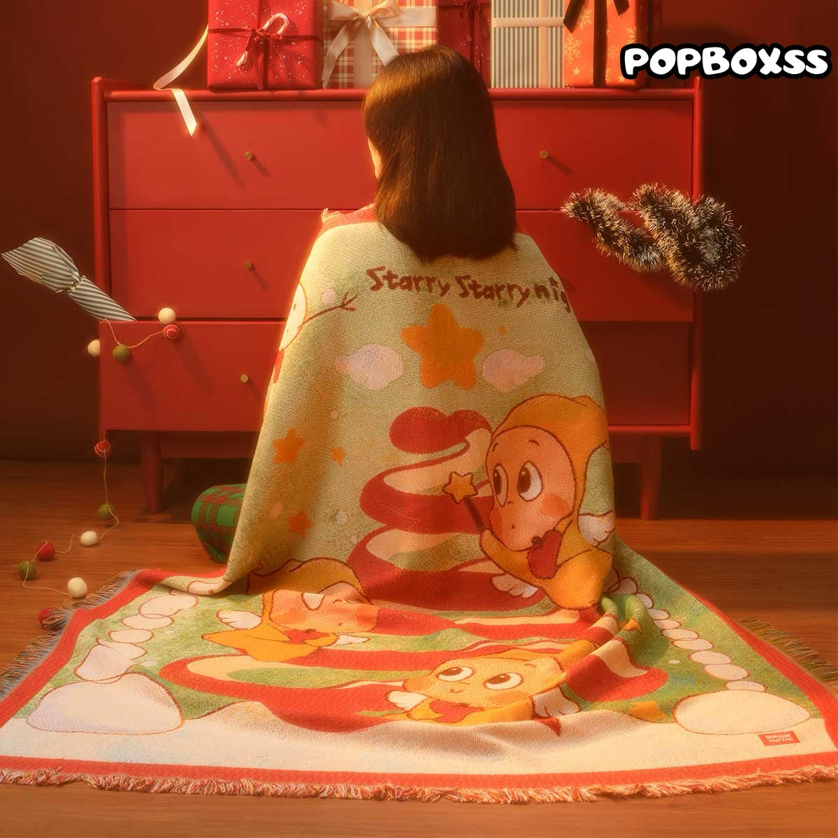 Apple of My Eye Series - Twinkle Twinkle Throw Blanket