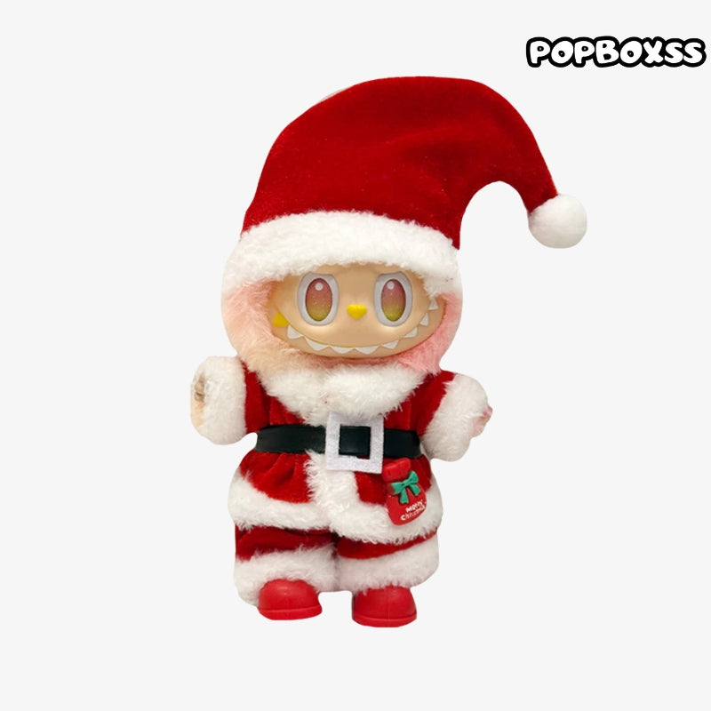clothes Toy Outfit - Santa hat + Top + Pants + Red shoes