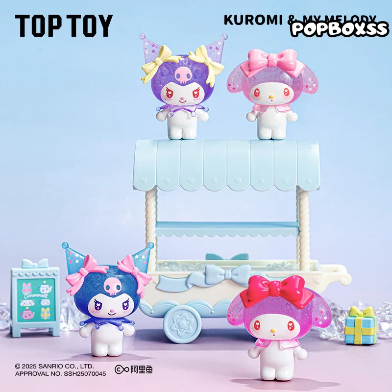 TOP TOY MY MELODY&KUROMI Ramune-Style Mini Figures Surprise Blind Bags