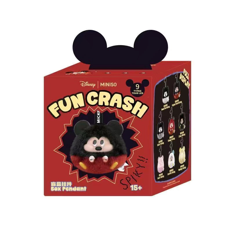 DSN-Mickey Fun Crash Series Vinly Plush Pendant Dolls, Blind Box
