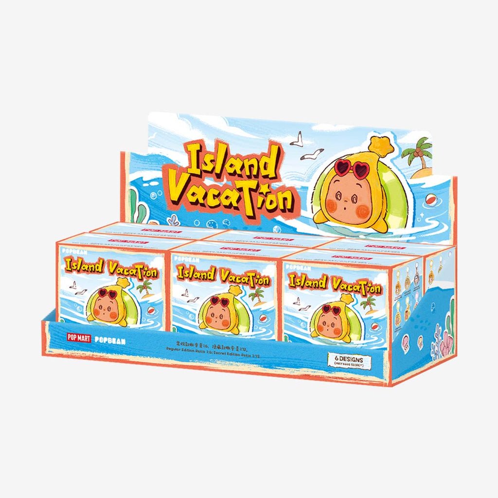 POPMART POP BEAN Island Vacation Series Mini Plush Pendant(PRE ORDER)
