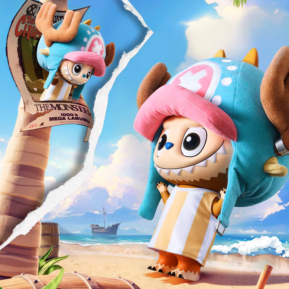 MEGA LABUBU 400%TONY TONY CHOPPER