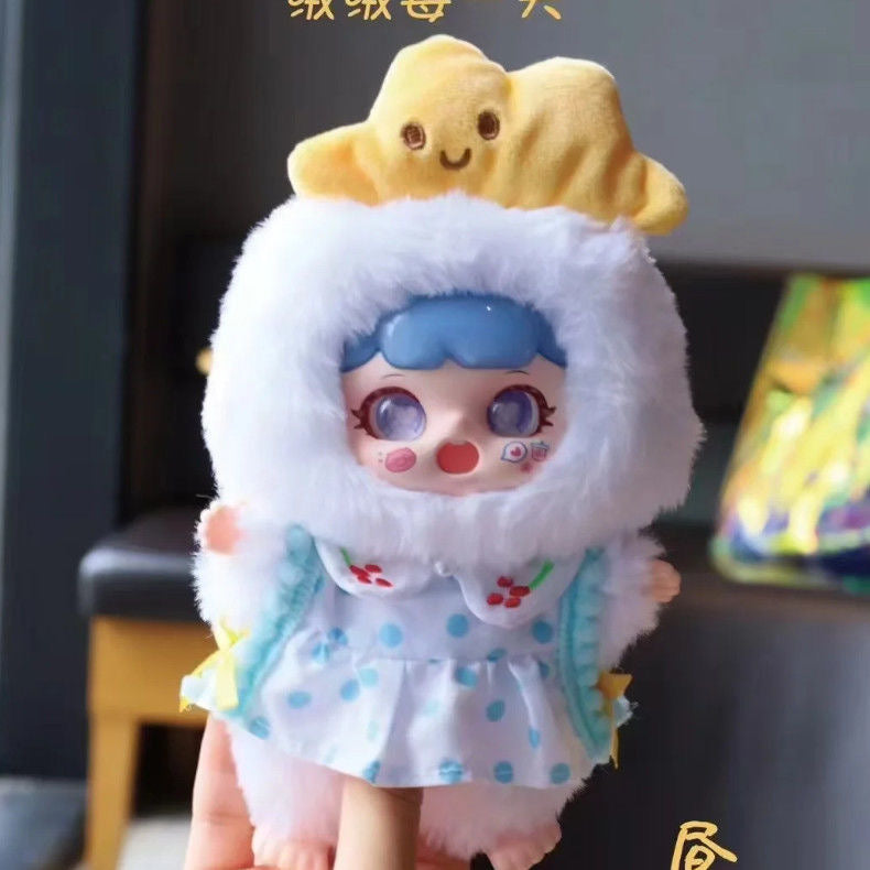 MANCHAO Mischievous Imp Rongrong Everyday Series Plush Dolls, Blind Box