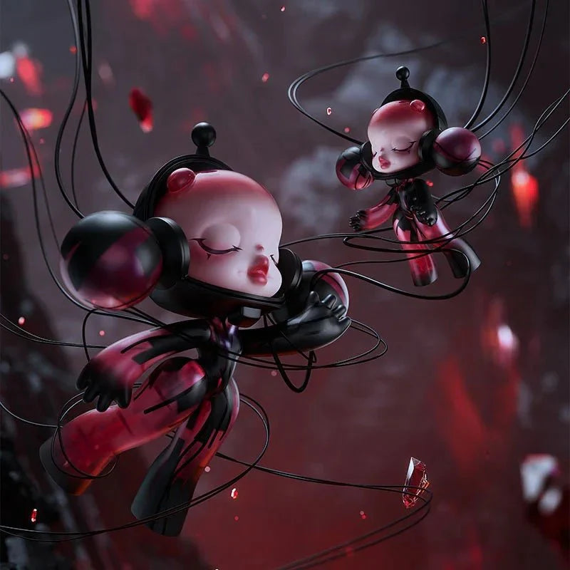 MEGA α SKULLPANDA  400% Red Crystal