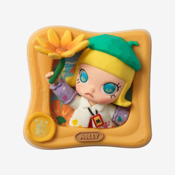 POP MART MOLLY 20th Anniversary Scenery Along the Way Series Fridge Magnet Blind Box