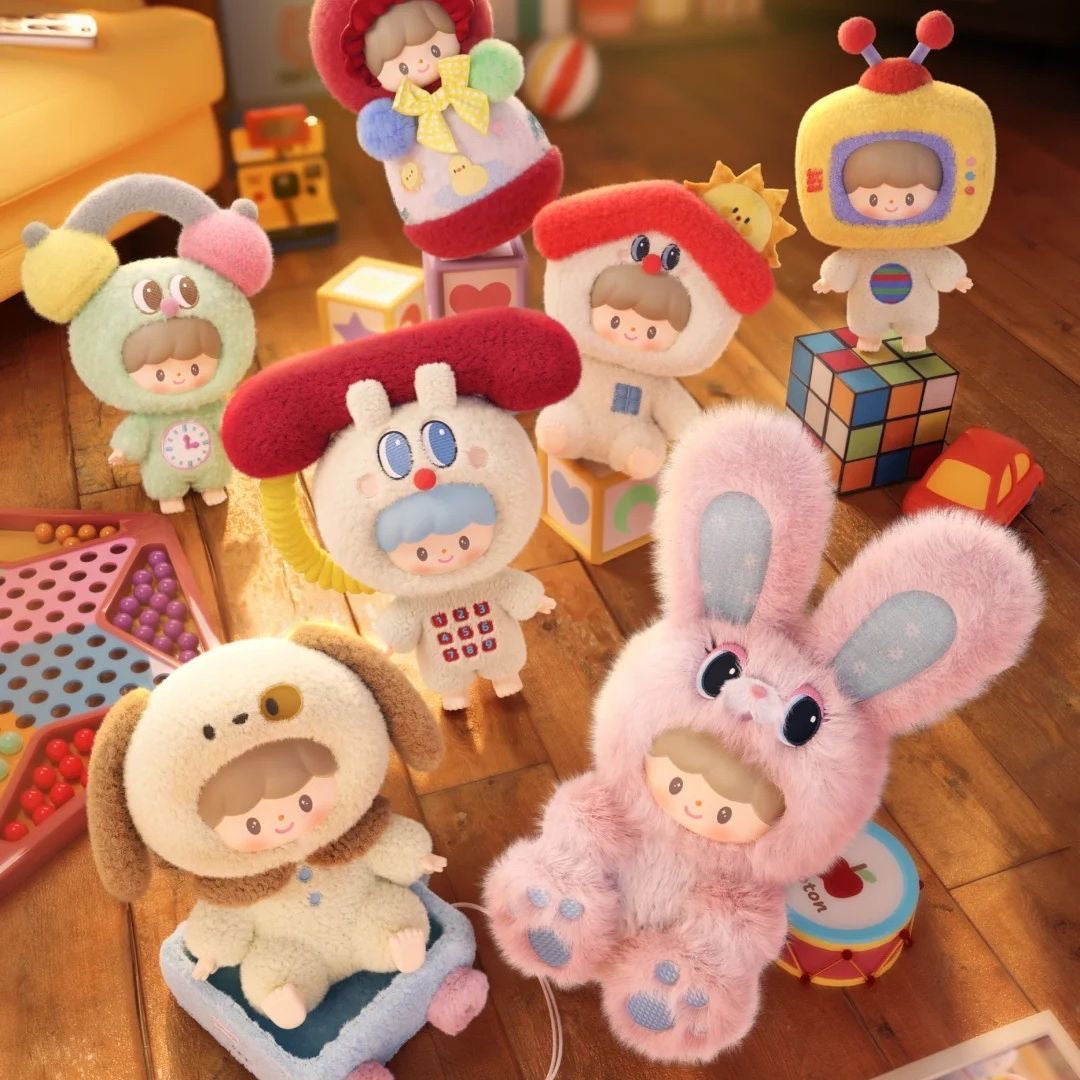 Zzoton Happy Childhood Series Plush Dolls. Blind Box