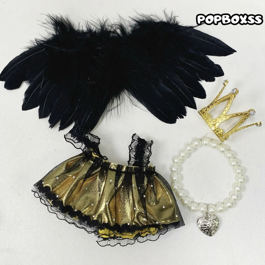 skullpanda clothes Gold and Silver Princess Set