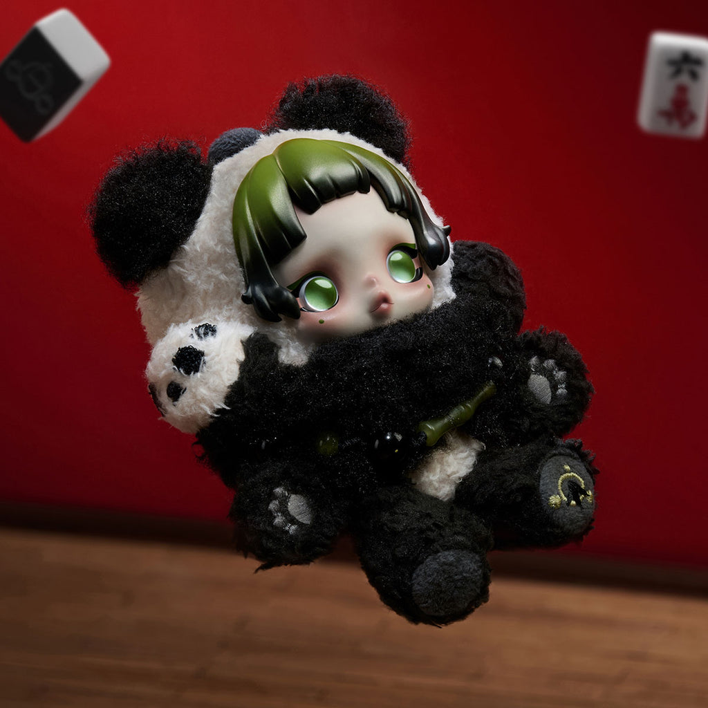 【gift】SKULLPANDA Lazy Panda Plush Doll Pendant