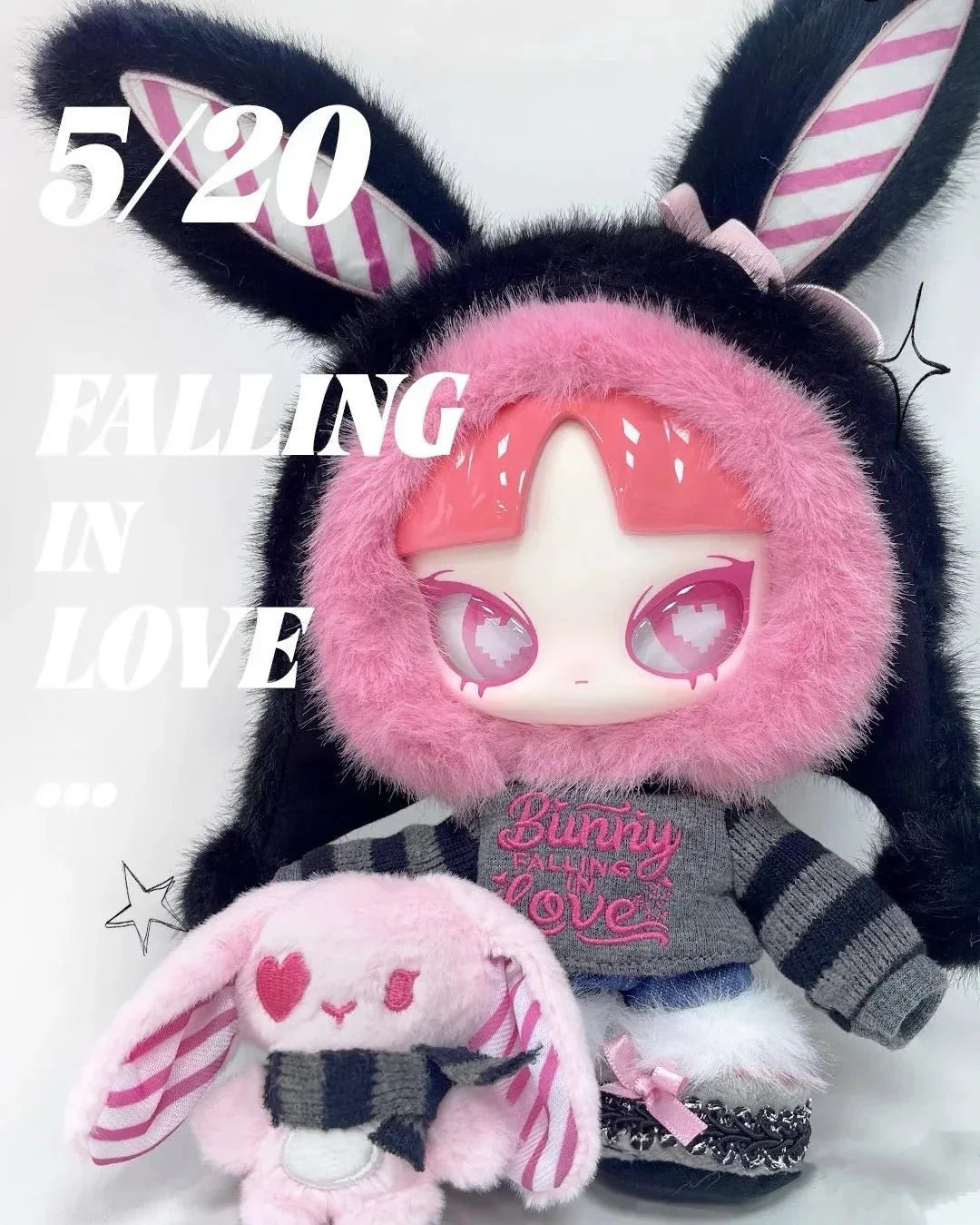 Limited INN'S 520 Bunny Falling in LOVE Plush Dolls