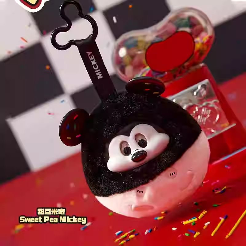 DSN-Mickey Fun Crash Series Vinly Plush Pendant Dolls. Blind Box