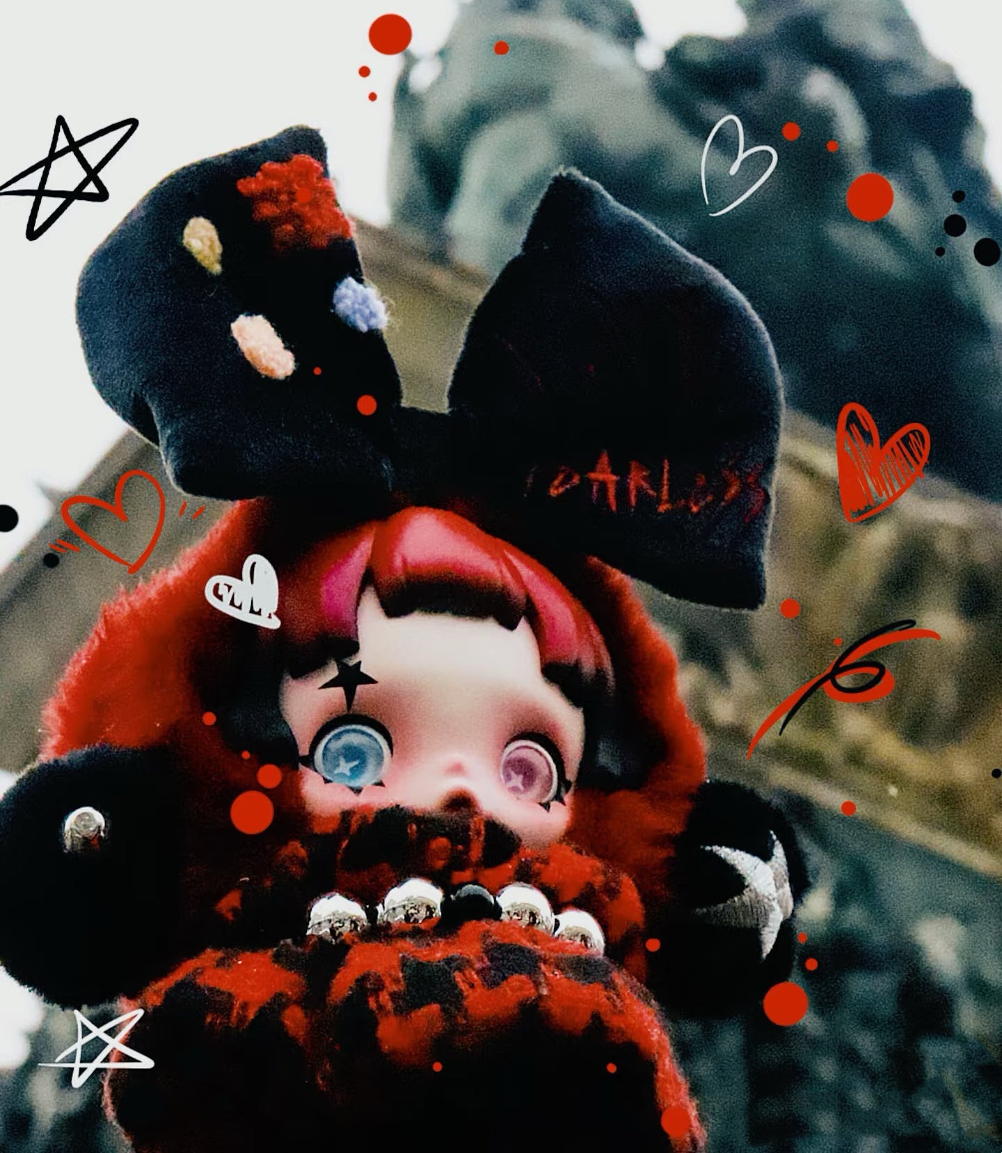 SKULLPANDA Plush-6kHz. Italy Limited