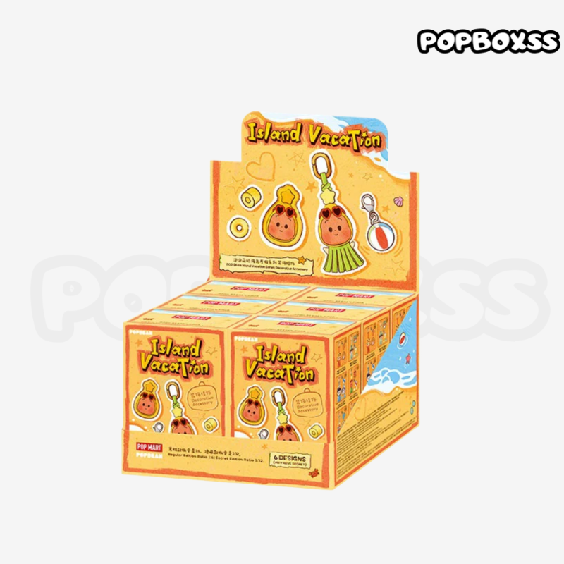 POPMART POP BEAN Island Vacation Series Decorative Charm Blind Box (PRE-ORDER)