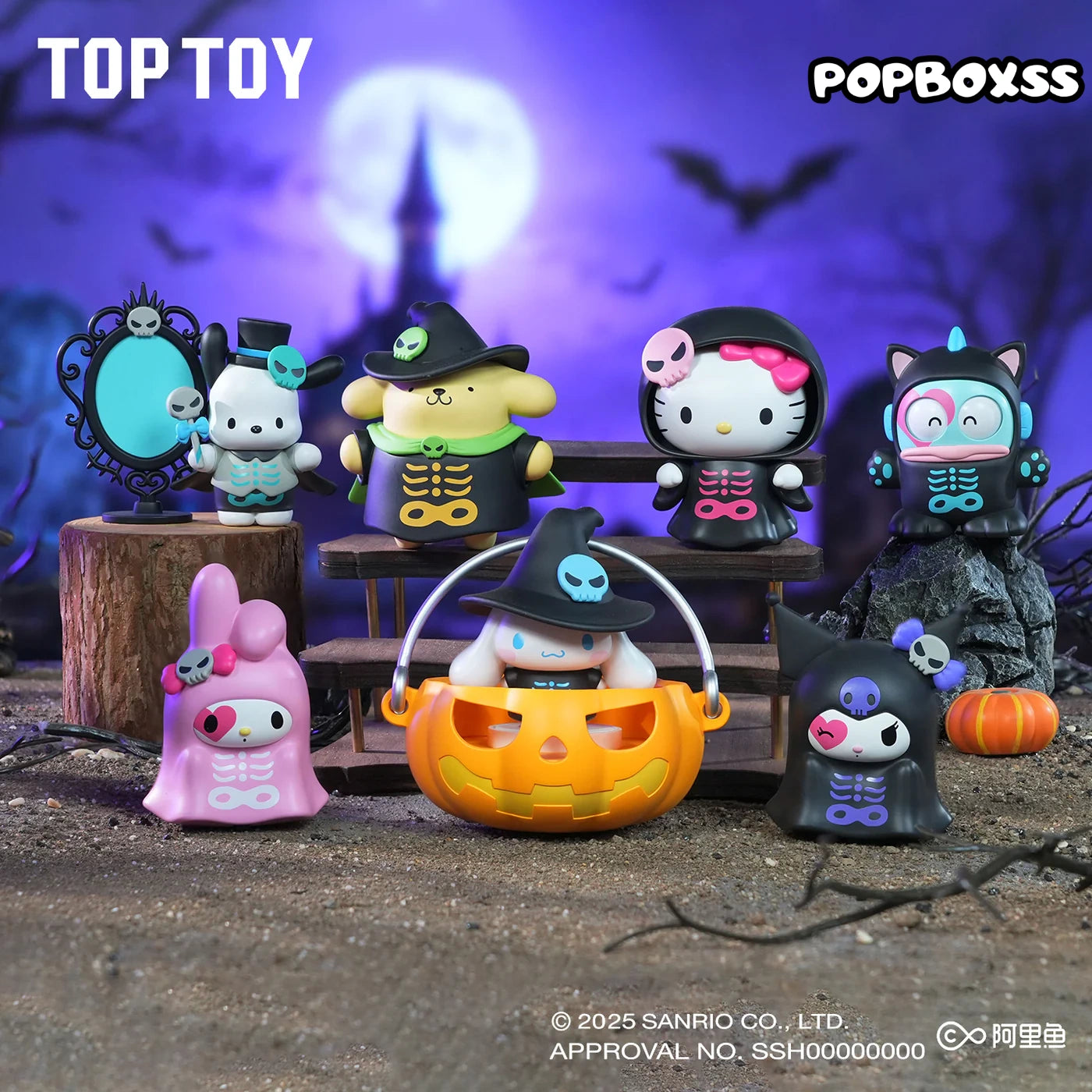 TOP TOY SRO Halloween Mischief Night Series Figures, Blind Box