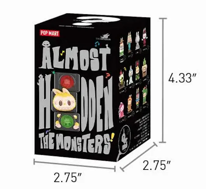 The Monsters LABUBU Almost Hidden Series Figures. Blind Box