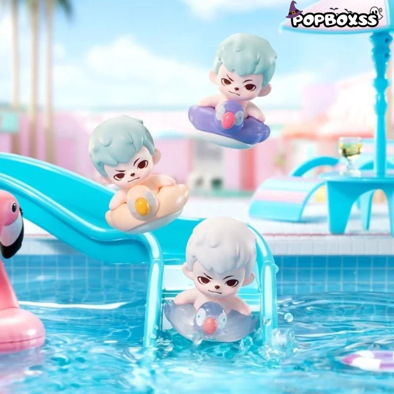 TNTSPACE Pool Party Series Mini Beans Figures, Blind Bag