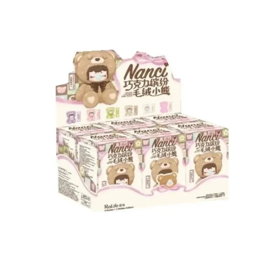 Nanci Colorful Chocolate Cutie Bears Series Plush Dolls. Blind Box