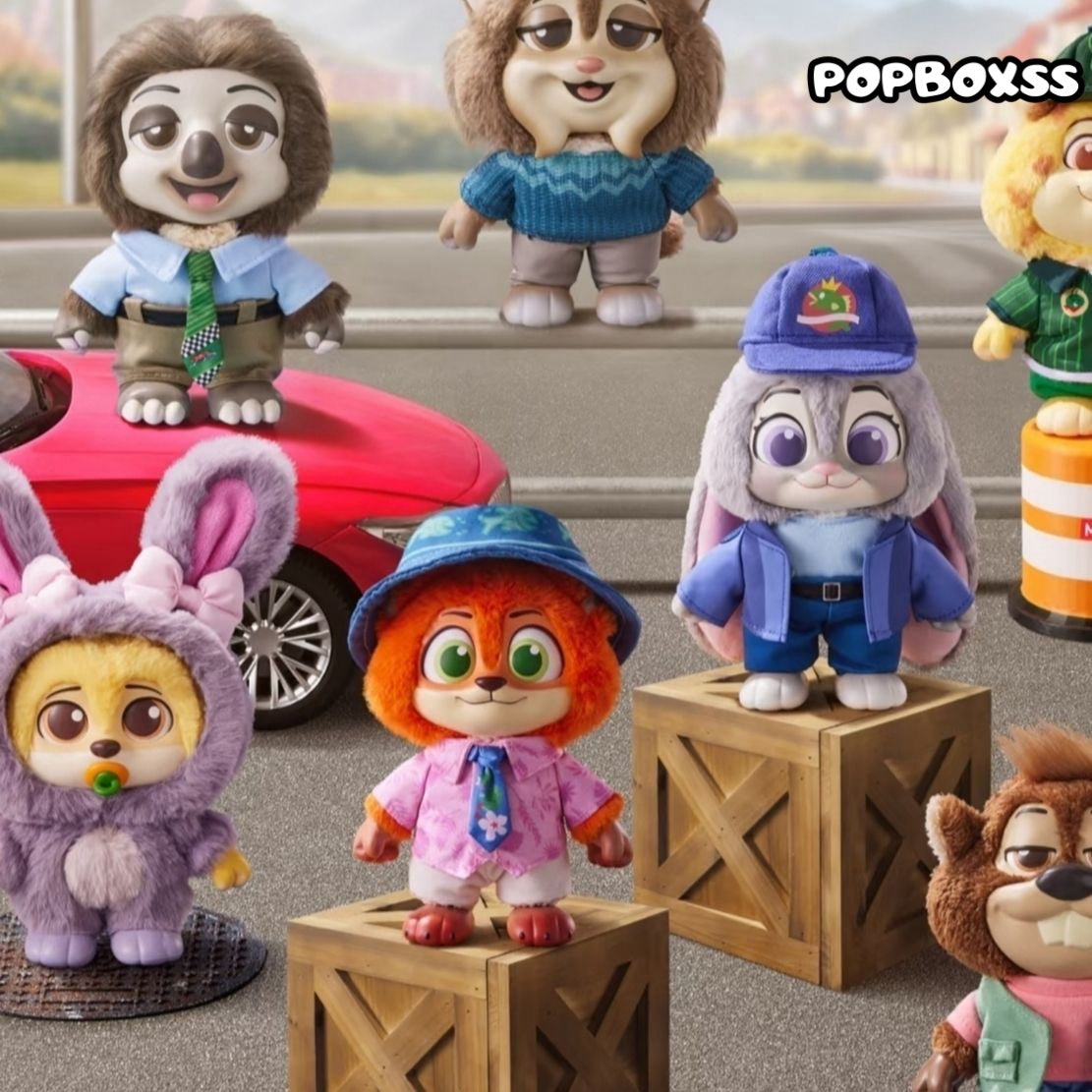Zootopia V2 Daily Life Vinyl Plush Pendant Blind Box
