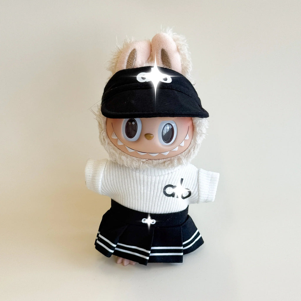 Labubu Athletic Outfit – Athleisure Monochrome Edition (4 Items)