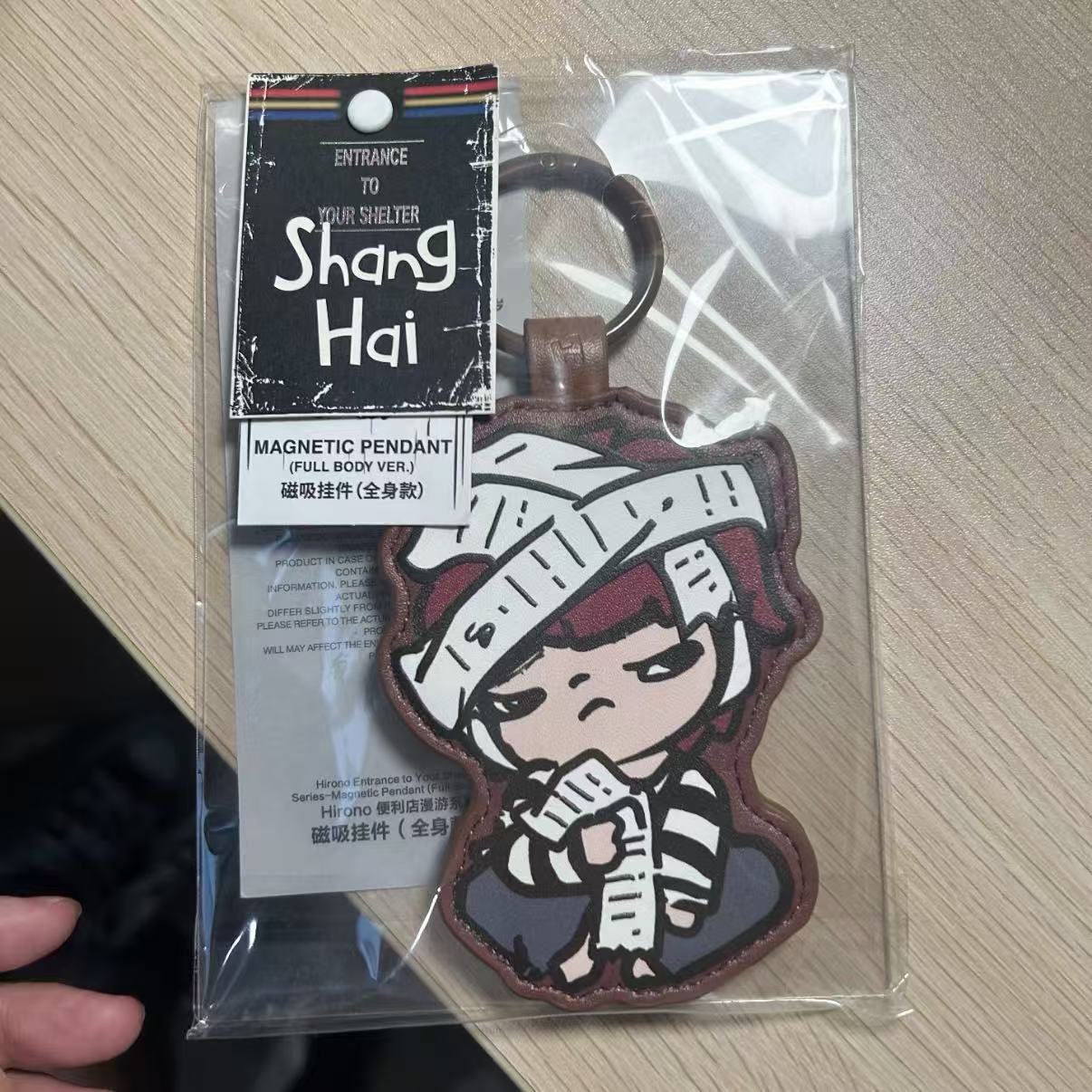 POPMART Hirono Convenience store roaming Shanghai Limited Magnetic pendant