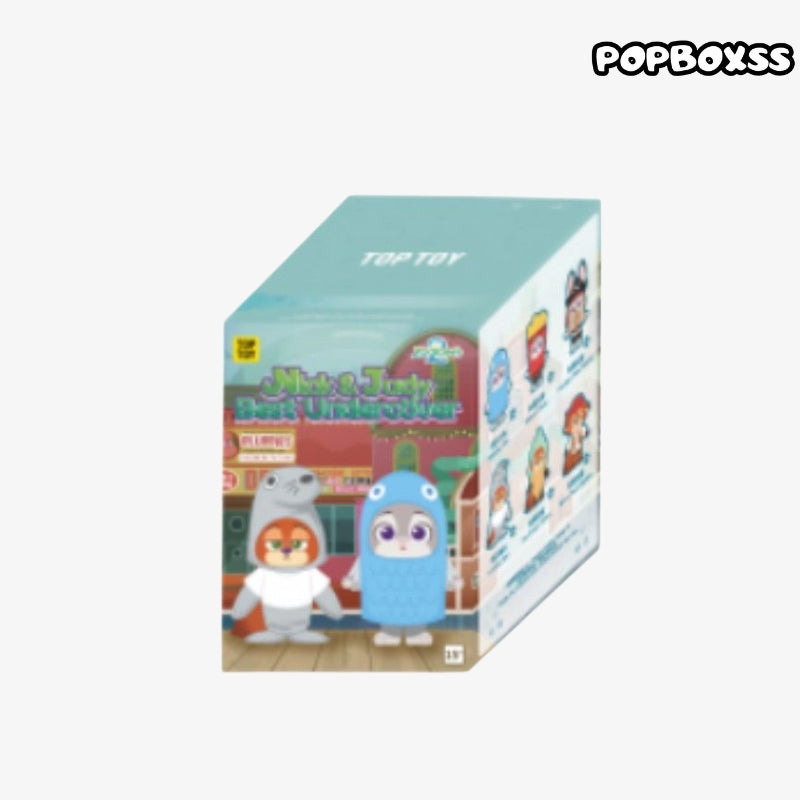 ZOOTOPIA 2 NICK and JUDY Best Undercover Keychain Plush Series Figure Blind Box