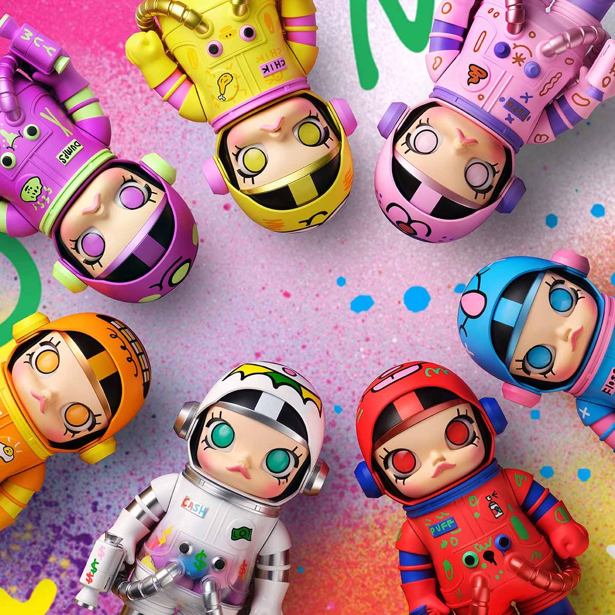 MEGA SPACE MOLLY 400% JON BURGERMAN SPACE CADETS Series Figures. Blind Box