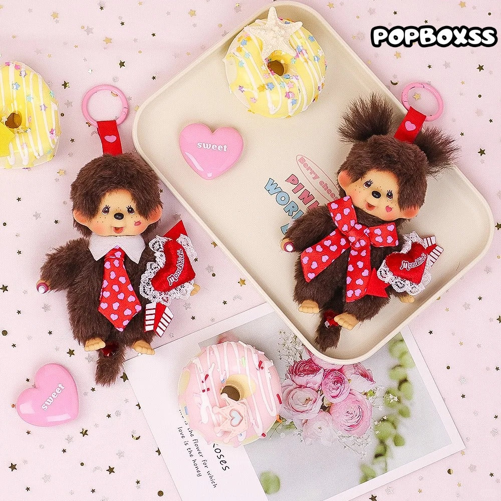 Monchhichi Kiss Love Series Plush Keychain