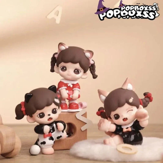 Zoraa Meow Cat Face Mini Series Figures Blind Box